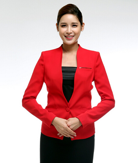 职业装美女款式设计图片,女性白领职业装订做厂家