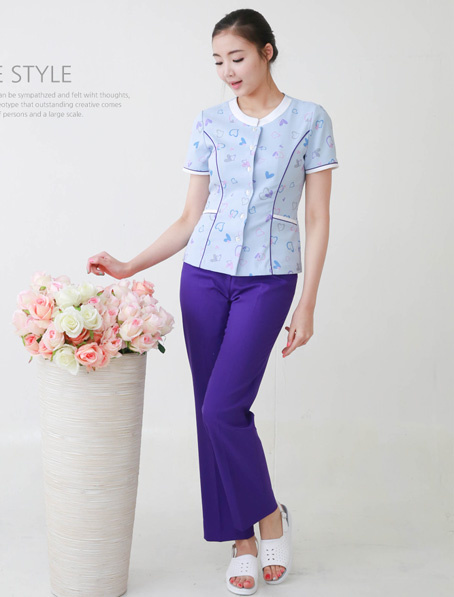 湖北定做立领分体护士工作服,诊室护理工作服加工制作