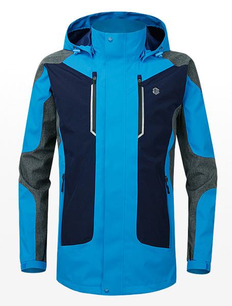 孝感促销冲锋衣订做,宝蓝色冲锋衣定制公司