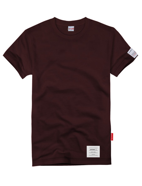 厦门定做圆领文化衫,订制咖啡色圆领衫现货