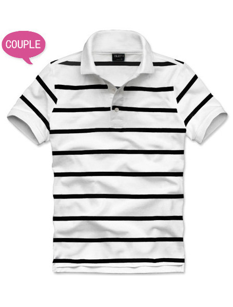 江苏黑白条polo衫制作哪个公司好?