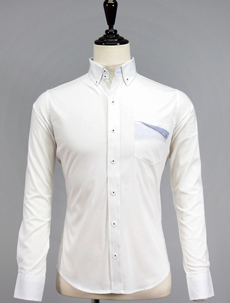 兰州定购白色休闲免烫衬衣面料