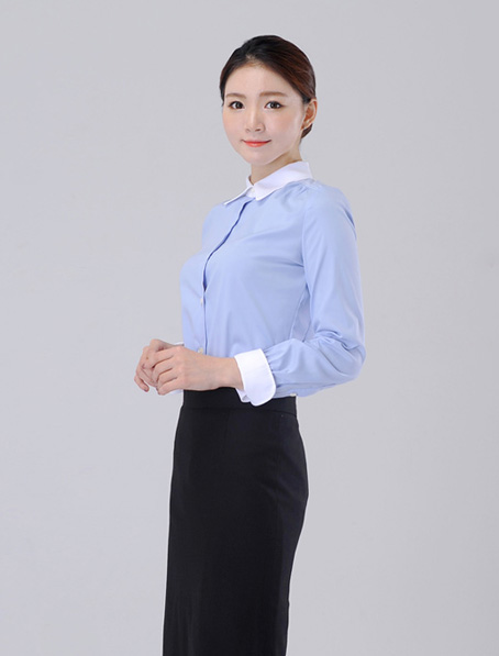 宁夏定做女士白领衬衣,外企女衬衫订做加工厂家